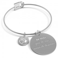 Bracciale Donna 10 Buoni Propositi Bangle Secret Più Di Ieri Meno Di Domani B5145