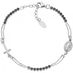 Bild des Amen Rosenkranz Armband aus Silber mit Zirkonen BRCRMIBNZ3