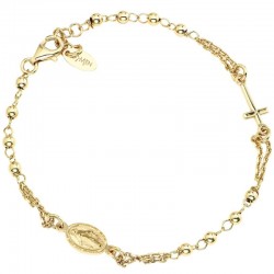 Bild des Amen Rosenkranz Armband aus Silber BROG3