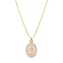 Amen Wundertätige Medaille Halskette für Damen CLMISMGRO