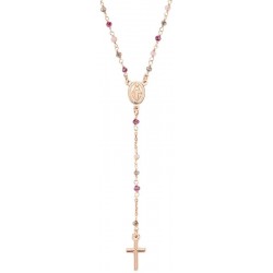 Bild der Amen Rosenkranz Kette aus Silber mit Kristallen für Damen CRO10RARTO4