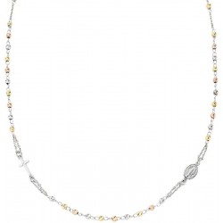 Bild der Amen Rosenkranz Kette aus Silber für Damen CROBBRGD3