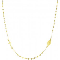 Amen Rosenkranz Kette aus Silber CROG25