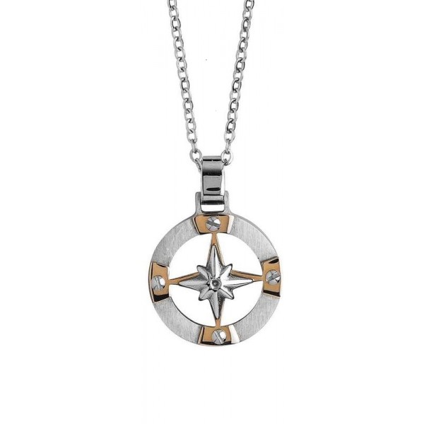 Boccadamo Herrenhalskette Man AGR199 Windrose kaufen