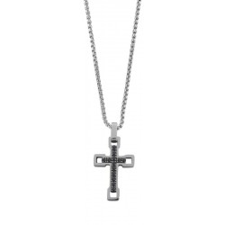 Image of the Boccadamo Man mens Necklace AGR235N Cross