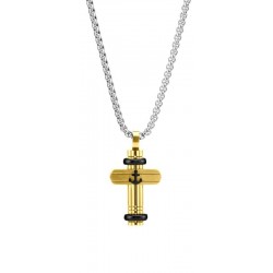 Image of the Boccadamo Man mens Necklace AGR253D Cross