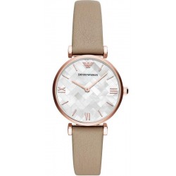 Women's Emporio Armani Watch Gianni T-Bar AR11111 Mother of Pearl