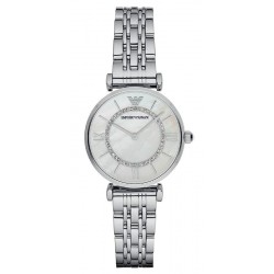 Montre Femme Emporio Armani Gianni T-Bar AR1908 Nacre