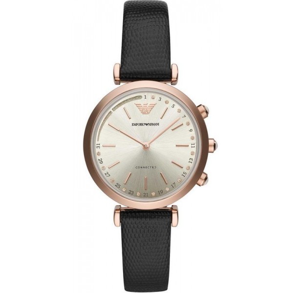 Kaufen Sie Emporio Armani Connected Damenuhr Gianni T-Bar ART3027 Hybrid Smartwatch