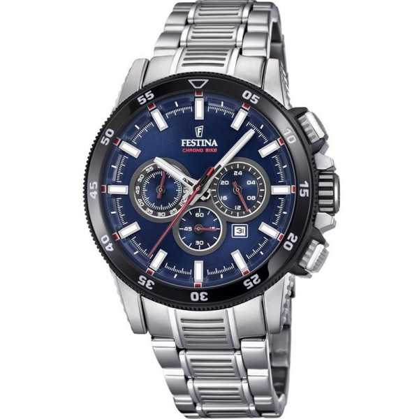 Купить Festina Мужские Часы Chrono Bike F20352/3 Кварцевый Хронограф