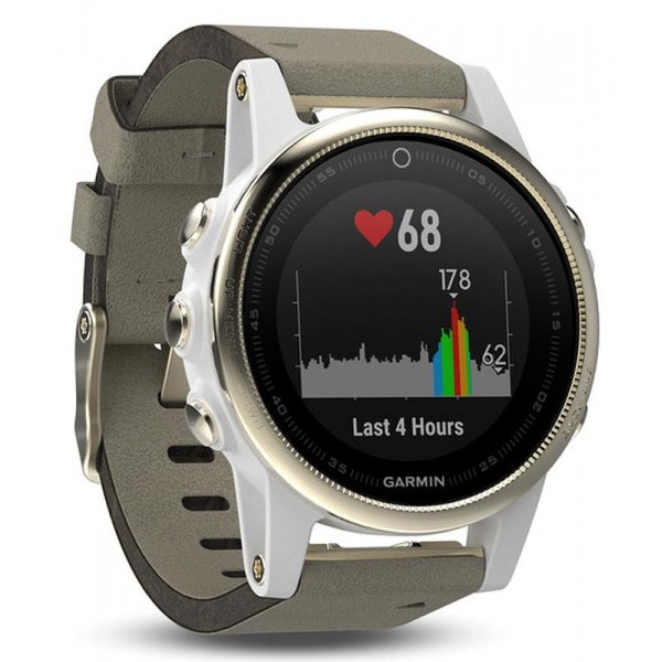 Acquistare Orologio Unisex Garmin Fēnix 5S Sapphire 010-01685-13 GPS Smartwatch Multisport