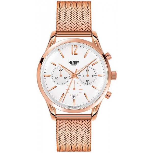Kaufen Sie Henry London Unisexuhr Richmond HL39-CM-0034 Quarz Chronograph