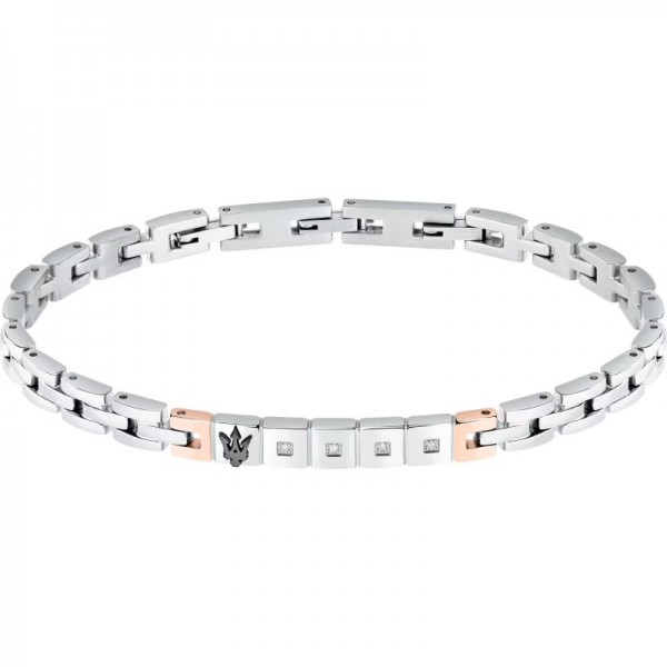 Bild des Maserati Diamonds Herrenarmband JM423ATY19