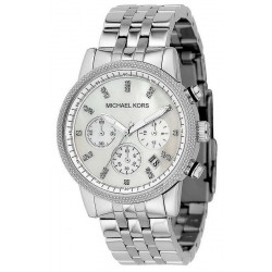 Buy Michael Kors Ladies Watch Ritz MK5020 Chronograph Mother of Pearl