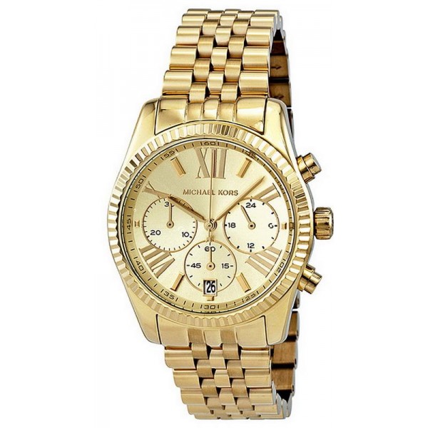 unisex michael kors gold watch