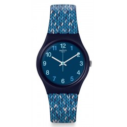 Swatch Damenuhr Gent Trico'Blue GN259
