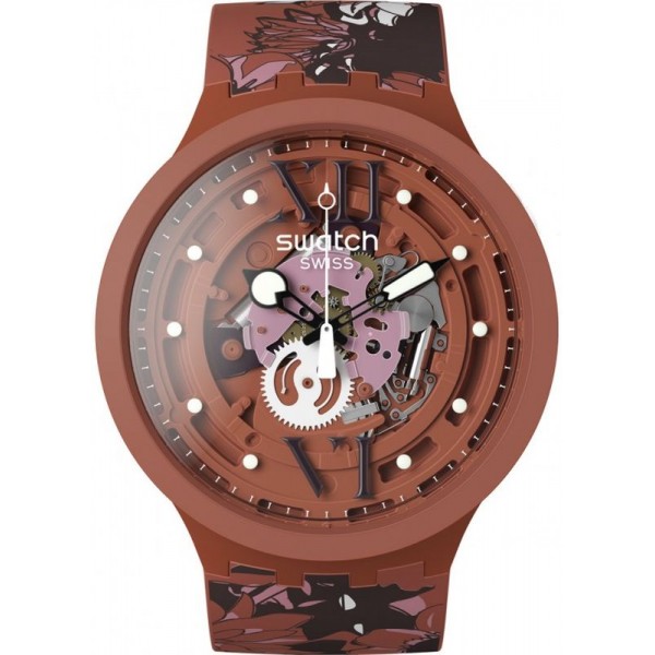 Acquistare Orologio Swatch Big Bold Camoflower Cotton SB05C100