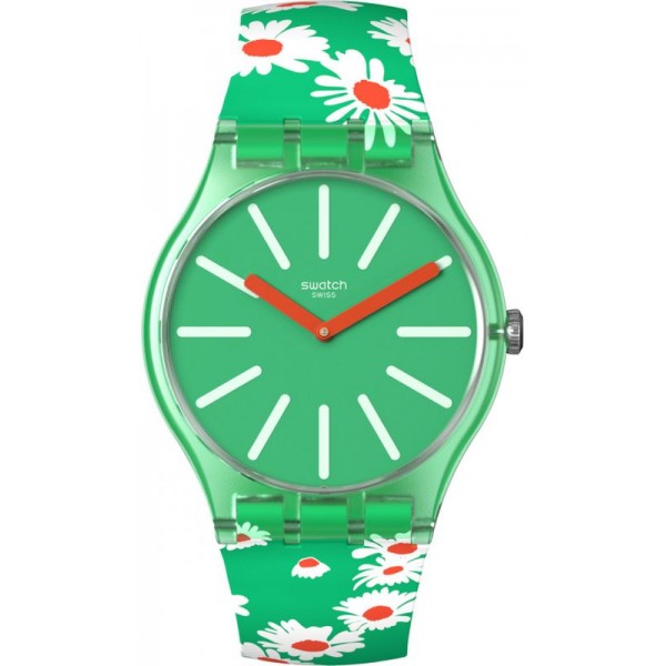 Buy Womens Swatch Watch New Gent Meadow Flowers SO29G104