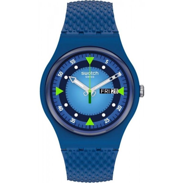 Buy Unisex Swatch Watch New Gent Blue Blend SO29N701