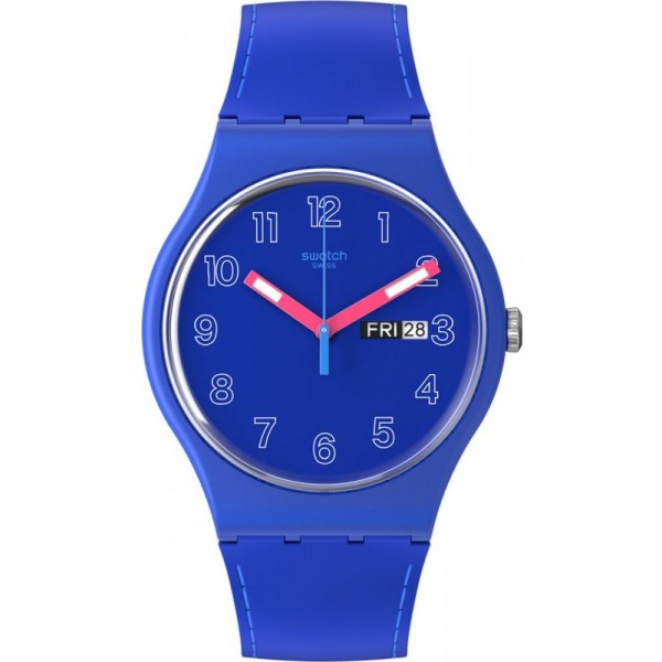 Orologio Unisex Swatch New Gent Cobalt Disco SO29N705 Acquistare Orologio Unisex Swatch New Gent Cobalt Disco SO29N705
