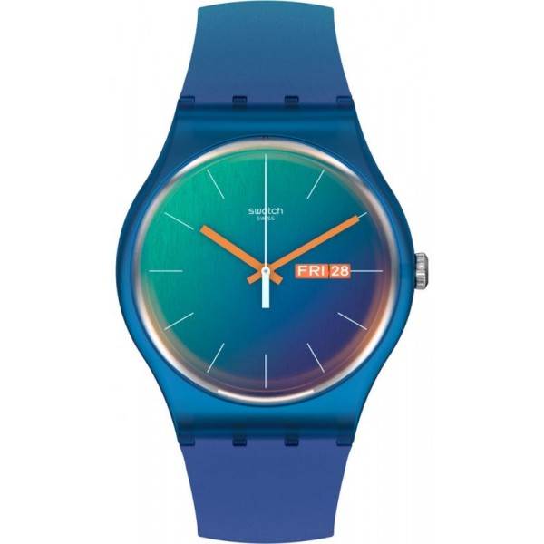 Buy Unisex Swatch Watch New Gent Fade To Teal SO29N708