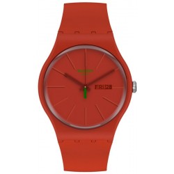 Unisex Swatch Watch New Gent Redvremya SO29R700