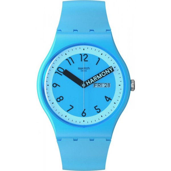 Buy Unisex Swatch Watch New Gent Proudly Blue SO29S702