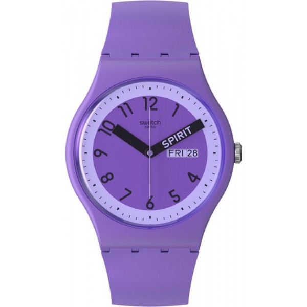Buy Unisex Swatch Watch New Gent Proudly Violet SO29V700