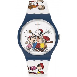 Orologio Swatch Peanuts First Base SO29Z107