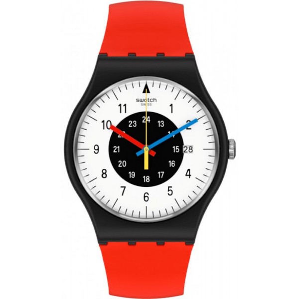 Acquistare Orologio Unisex Swatch New Gent Rouge & Noir SO32B401-STD