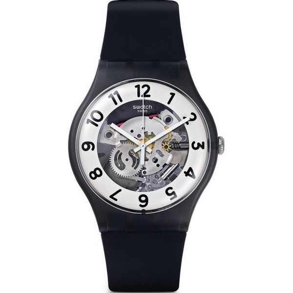 Купить Swatch Унисекс Часы New Gent Skeletor SUOB134