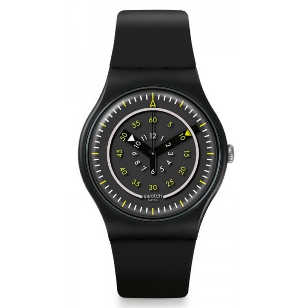 Buy Unisex Swatch Watch New Gent Più Nero SUOB157