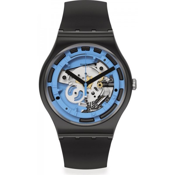 Buy Unisex Swatch Watch New Gent Blue Anatomy SUOB187