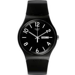 Swatch Унисекс Часы New Gent Backup Black SUOB715