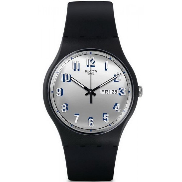 Купить Swatch Унисекс Часы New Gent Secret Service SUOB718