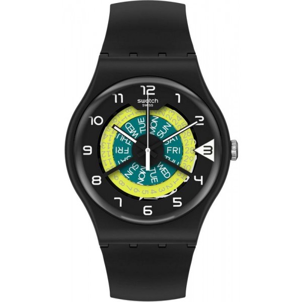 Buy Unisex Swatch Watch New Gent Keep Turning SUOB732