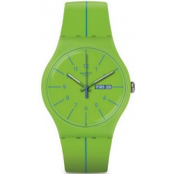 Montre Unisex Swatch New Gent Verde Azul SUOG707