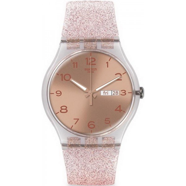 Acquistare Orologio Donna Swatch New Gent Pink Glistar SUOK703