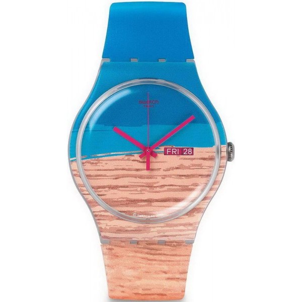 Unisex Swatch Watch New Gent Blue Pine SUOK706 Buy Unisex Swatch Watch New Gent Blue Pine SUOK706