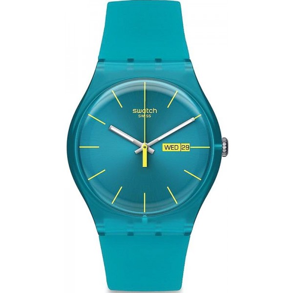Acheter Montre Unisex Swatch New Gent Turquoise Rebel SUOL700