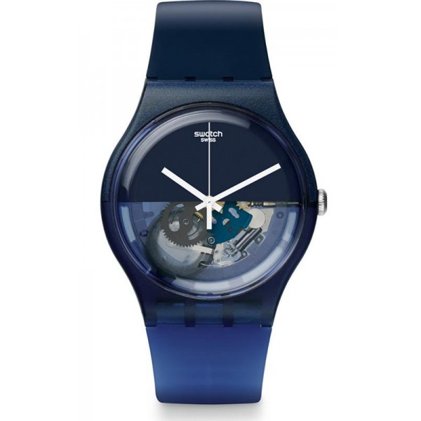 Buy Unisex Swatch Watch New Gent Blue Depth SUON105