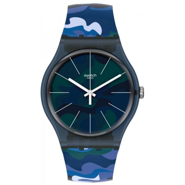 Acheter Montre Unisex Swatch New Gent Camouclouds SUON140