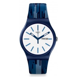 Unisex Swatch Watch New Gent Fiammablu SUON712