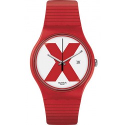 Swatch Unisexuhr New Gent XX-Rated Red SUOR400