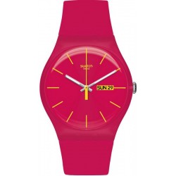 Women's Swatch Watch New Gent Rubine Rebel SUOR704