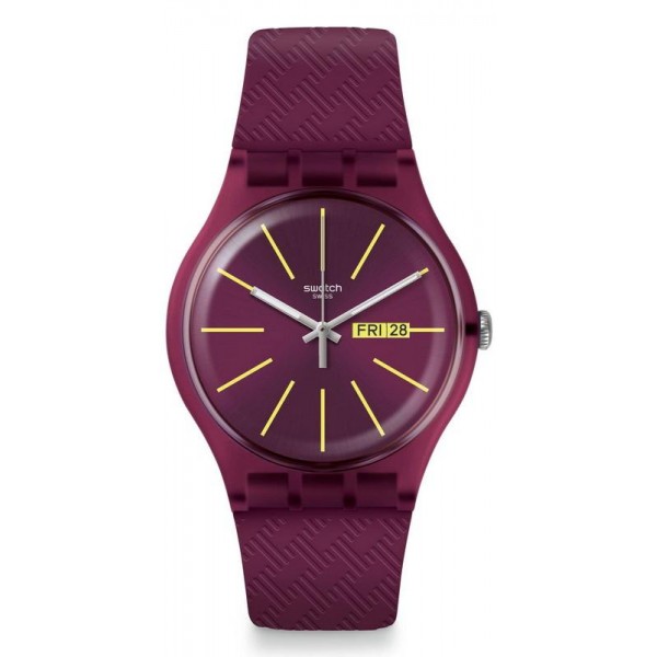 Buy Womens Swatch Watch New Gent Winery SUOR709