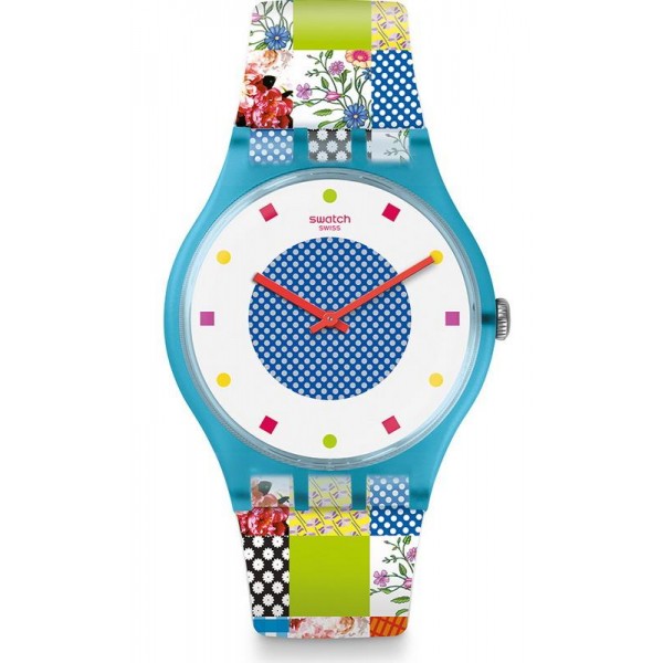 Buy Women's Swatch Watch New Gent Quilted Time SUOS108