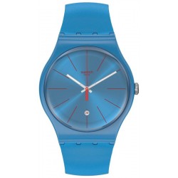 Unisex Swatch Watch New Gent Lagoonazing SUOS401