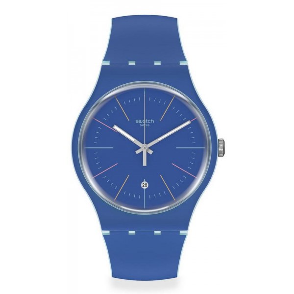Buy Unisex Swatch Watch New Gent Blue Layered SUOS403