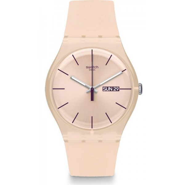 Buy Women's Swatch Watch New Gent Rose Rebel SUOT700